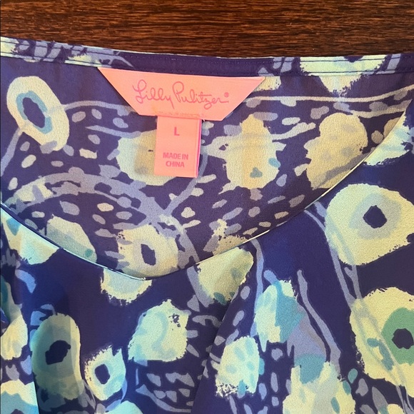 Lilly Pulitzer ruffled tank large - Picture 3 of 3